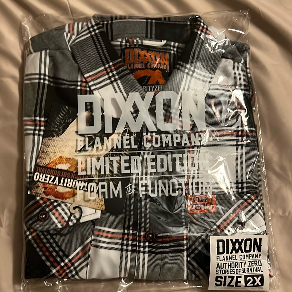 DIXXON Men’s Flannel “Authority Zero” 2XL 

New With Tags!